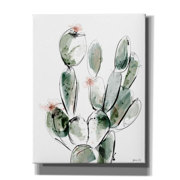 Epic Graffiti 'Prickly Pear' by Green Lili, Giclee Canvas Wall Art, 26"x34"