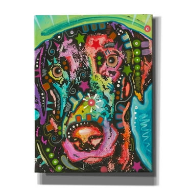 Epic Graffiti 'Psychedelic Lab ' by Dean Russo, Canvas Wall Art, 12"x16"