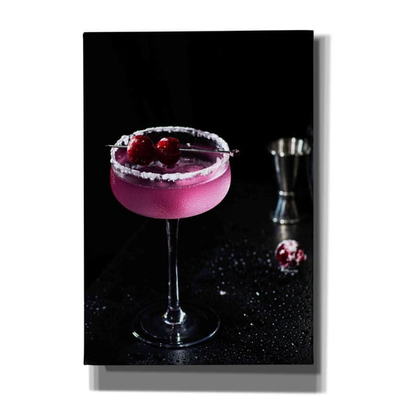 Epic Graffiti 'Purple Rain' by Epic Portfolio, Canvas Wall Art, 18"x26"