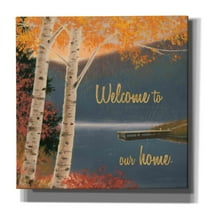 Epic Graffiti 'Quiet Evening III' by James Wiens, Canvas Wall Art, 18"x18"