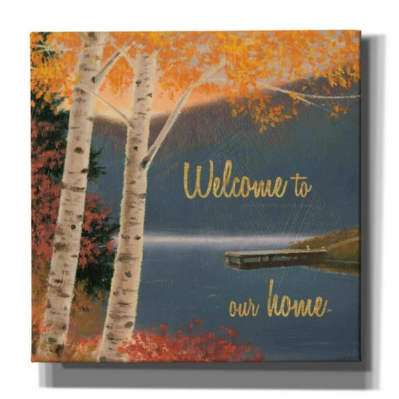 Epic Graffiti 'Quiet Evening III' by James Wiens, Canvas Wall Art, 18"x18"