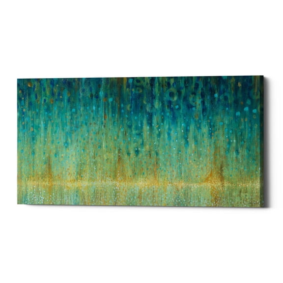 Epic Graffiti 'Rain Abstract I Panel' by Danhui Nai, Canvas Wall Art, 60"x30"