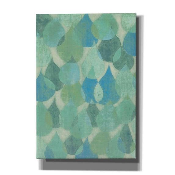 Epic Graffiti 'Rain Drops II' by Grace Popp, Canvas Wall Art, 18"x26"