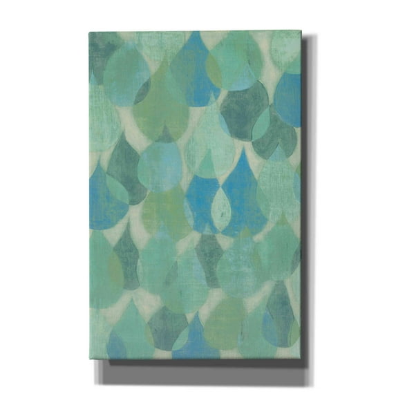 Epic Graffiti 'Rain Drops II' by Grace Popp, Canvas Wall Art, 26"x40"