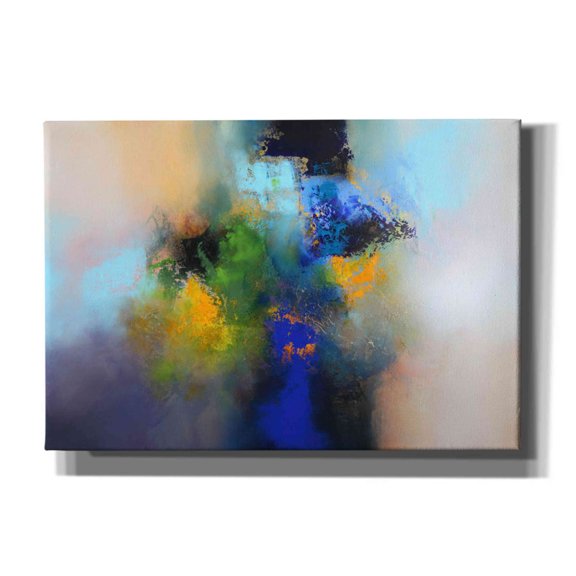 Epic Graffiti 'Rain Garden' by Eelco Maan, Giclee Canvas Wall Art, 26"x18"