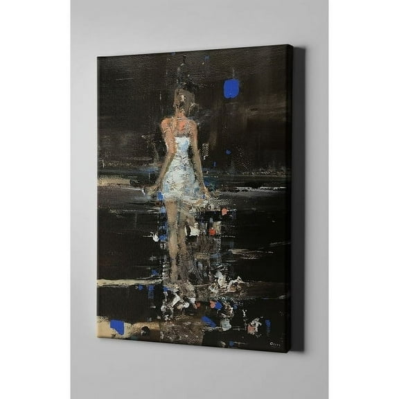 Epic Graffiti "Raining" by Oscar Alvarez Pardo, Giclee Canvas Wall Art 26"x40"