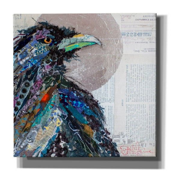 Epic Graffiti 'Raven 3' by St. Hilaire Elizabeth, Canvas Wall Art, 26"x26"