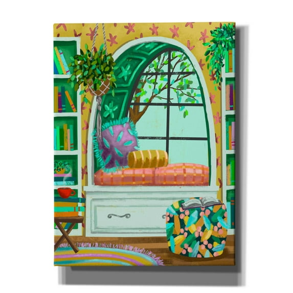Epic Graffiti 'Reading Nook' by Christine Rotolo, Canvas Wall Art, 12"x16"