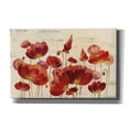 thumbnail image 1 of Epic Graffiti 'Red Flowers on Marble' by Silvia Vassileva, Canvas Wall Art, 40"x26", 1 of 2