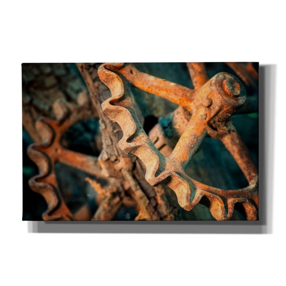 Epic Graffiti 'Red River Rust 06' by Gordon Semmens Canvas Wall Art, 18" x 12"