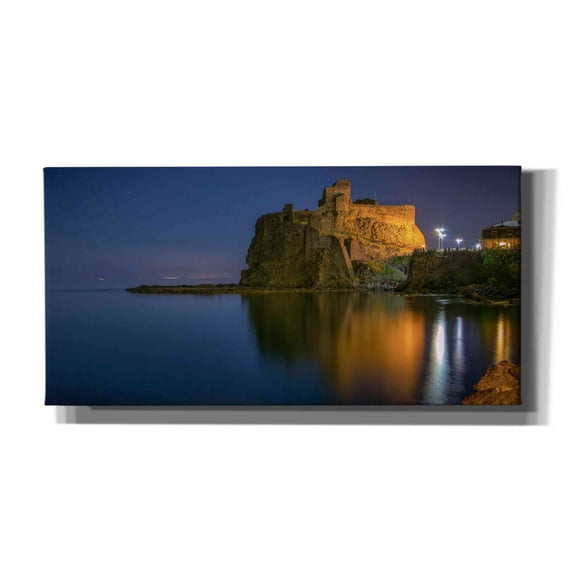 Epic Graffiti 'Reflections' by Giuseppe Torre, Canvas Wall Art, 24"x12"