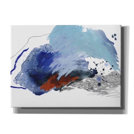 Epic Graffiti 'Remote Island No. 3' by Ying Guo, 54"x40"