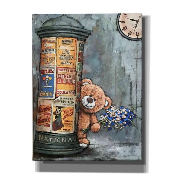 Epic Graffiti 'Rendezvous' by Alexander Gunin, Canvas Wall Art, 12"x16"