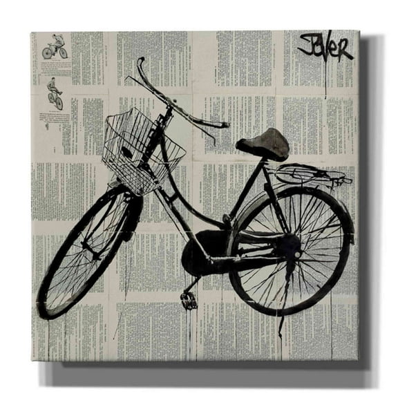 Epic Graffiti 'Ride New' by Loui Jover, Canvas Wall Art, 37"x37"