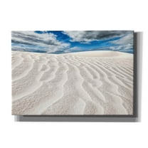 Epic Graffiti 'Rippled White Dune' by Mark A Paulda, Canvas Wall Art, 26"x18"