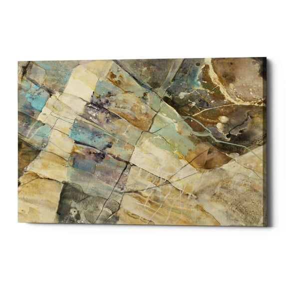 Epic Graffiti 'Rock IV' by Albena Hristova, Canvas Wall Art, 16"x12"