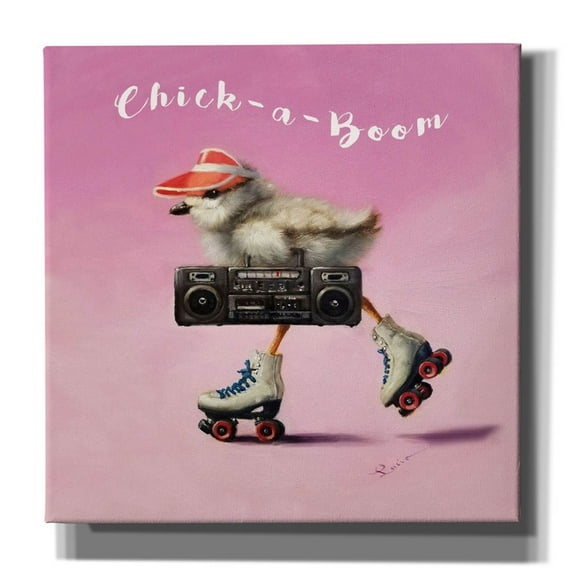 Epic Graffiti 'Roller Chick' by Lucia Heffernan Canvas Wall Art, 26" x 26"