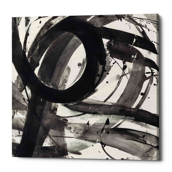 Epic Graffiti 'Roller Coaster II on White' by Albena Hristova, Canvas Wall Art, 12"x12"