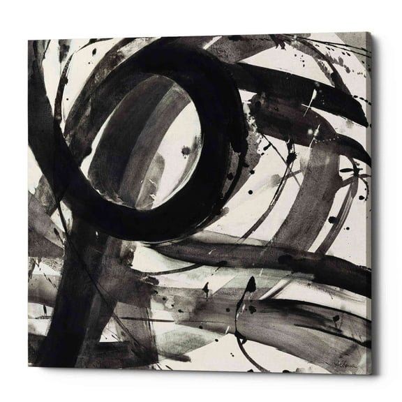 Epic Graffiti 'Roller Coaster II on White' by Albena Hristova, Canvas Wall Art, 12"x12"