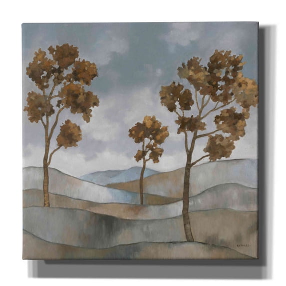 Epic Graffiti 'Rolling Hills 2' by Graham Reynolds, Canvas Wall Art, 18"x18"