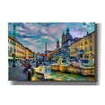 thumbnail image 1 of Epic Graffiti 'Rome Italy Piazza Navona' by Pedro Gavidia, Canvas Wall Art, 18"x12", 1 of 8