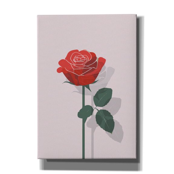 Epic Graffiti 'Rose In Raster' by Andreas Magnusson Canvas Wall Art, 18" x 26"