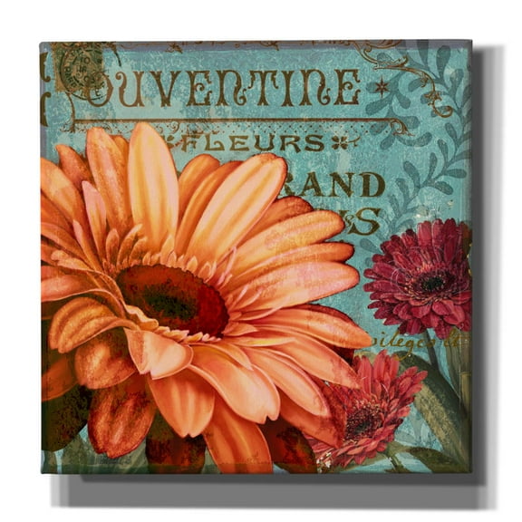 Epic Graffiti 'Rouge From The Garden 2'  by Art Licensing Studio Canvas Wall Art, 12" x 12"