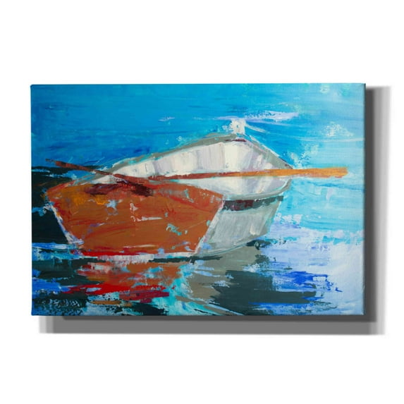 Epic Graffiti 'Row, Row' by Beth Forst, Canvas Wall Art, 26"x18"