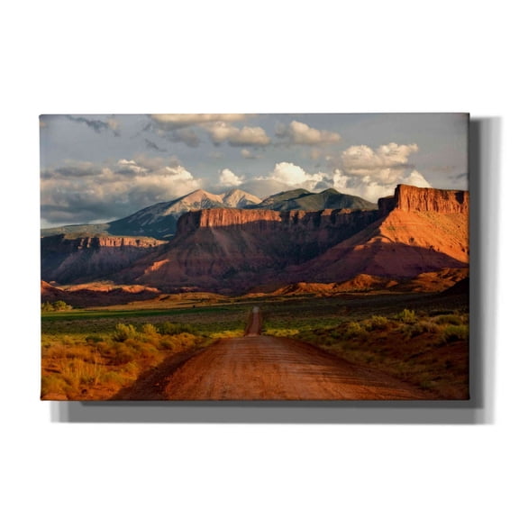 Epic Graffiti 'Rt 128 Vastle Valley' by Mike Jones, Giclee Canvas Wall Art, 18"x12"