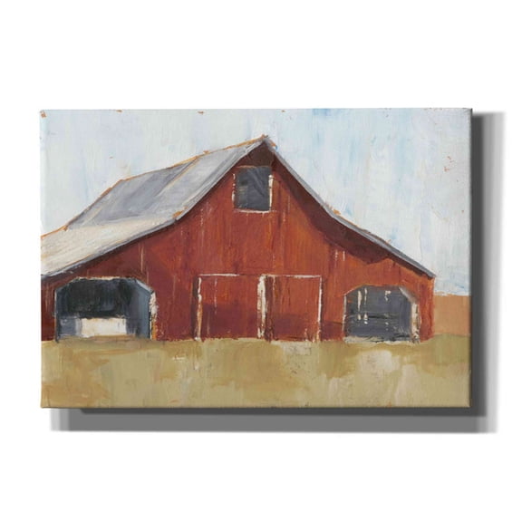 Epic Graffiti 'Rustic Red Barn I' by Ethan Harper Canvas Wall Art, 26"x18"