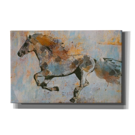 Epic Graffiti 'Rusty Horse 2' by Irena Orlov, Canvas Wall Art, 40"x26"