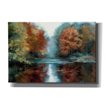 Epic Graffiti 'Saco River' by Esther Engelman, Giclee Canvas Wall Art, 26"x18"