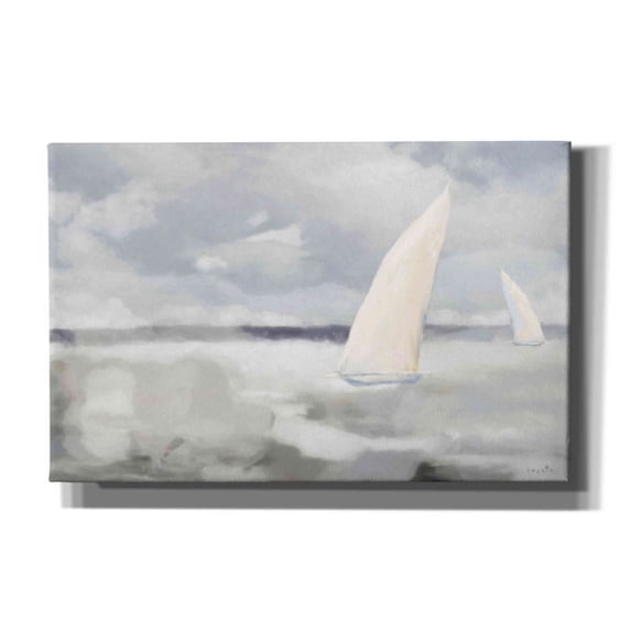 Epic Graffiti 'Sailing On The Sea' by Sophie 6, Giclee Canvas Wall Art, 40"x26"
