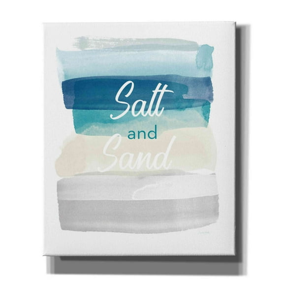 Epic Graffiti 'Salt And Sand' by Linda Woods, Canvas Wall Art, 20"x24"