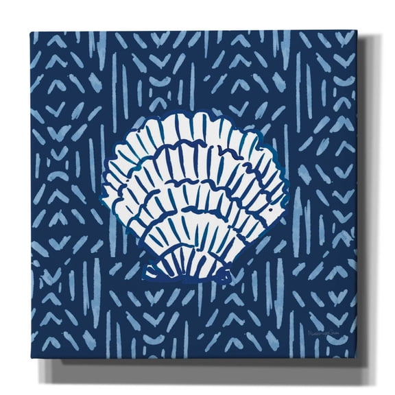 Epic Graffiti 'Salty Waves V3 Dark'  by Mercedes Lopez Charro Canvas Wall Art, 26" x 26"