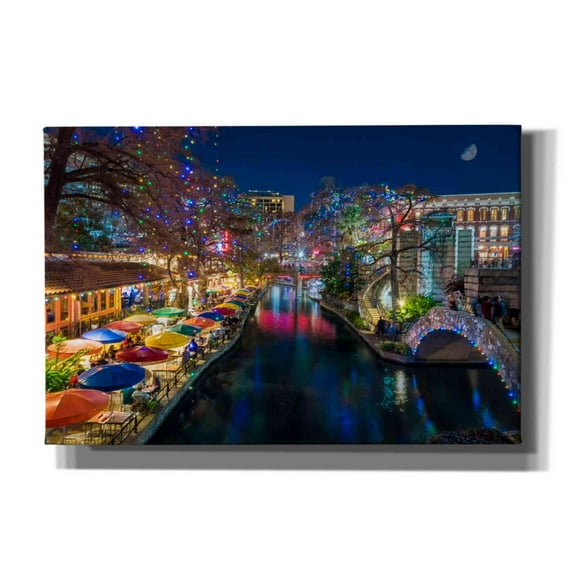 Epic Graffiti 'San Antonio Holiday' by Grace Fine Arts Photography, Canvas Wall Art, 60"x40"