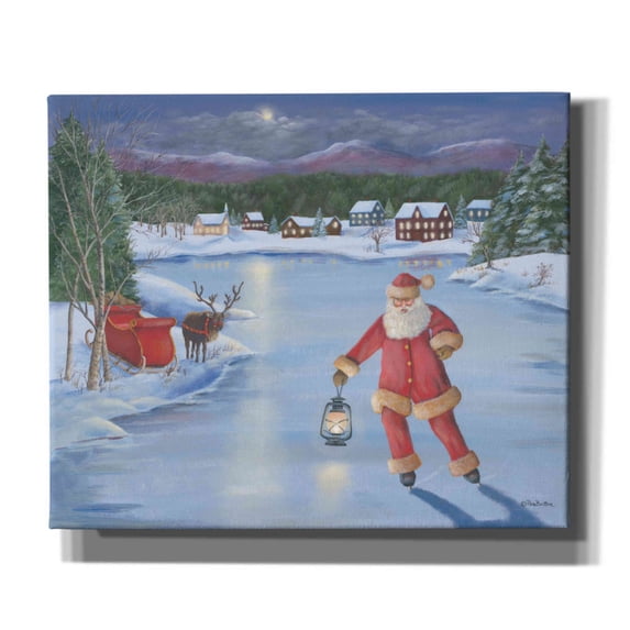 Epic Graffiti 'Santa's Fun II' by Pam Britton, Canvas Wall Art, 24"x20"