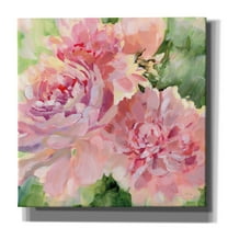 Epic Graffiti 'Sarahs Peony'  by Katrina Pete Canvas Wall Art, 37" x 37"