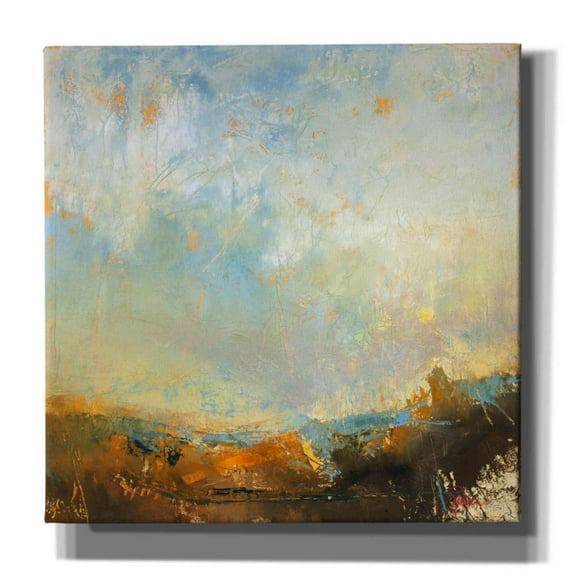 Epic Graffiti 'Scaffold' by Patrick Dennis, Giclee Canvas Wall Art, 12"x12"