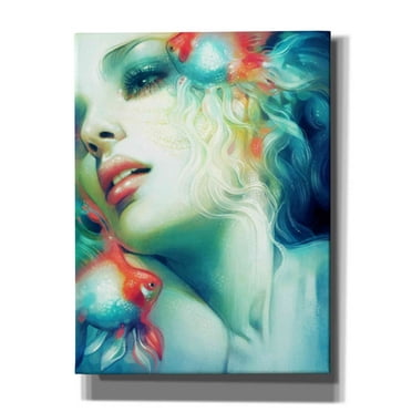 Epic Graffiti 'Scale' by Anna Dittman, Canvas Wall Art, 12"x16"