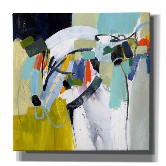 Epic Graffiti 'Scarborough Fair I' by Victoria Borges, Canvas Wall Art, 26"x26"