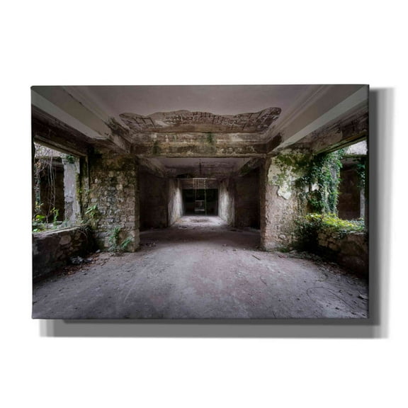 Epic Graffiti 'Scary Dark Hall' by Roman Robroek, Canvas Wall Art, 26"x18"