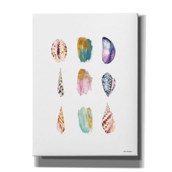 Epic Graffiti 'Sea and Brush Strokes I' by Seven Trees Design, Canvas Wall Art, 12"x16"