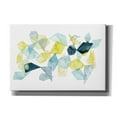 thumbnail image 1 of Epic Graffiti 'Seaglass Abstract II' by Grace Popp, Canvas Wall Art, 26"x18", 1 of 2