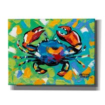 Epic Graffiti 'Seaside Crab II' by Carolee Vitaletti, Canvas Wall Art, 34"x26"