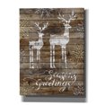 thumbnail image 1 of Epic Graffiti 'Season's Greetings Deer' by Cindy Jacobs, Canvas Wall Art, 12"x16", 1 of 2