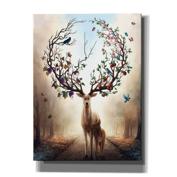 Epic Graffiti 'Seasons' by JoJoesArt, Canvas Wall Art, 40"x54"