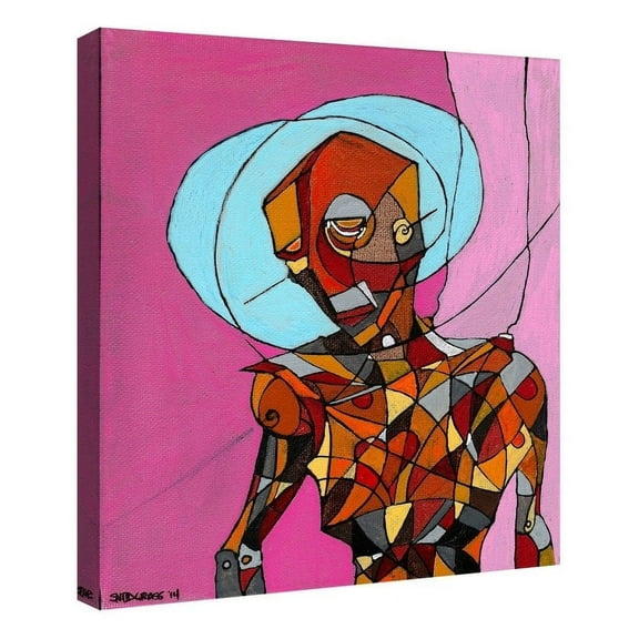 Epic Graffiti  "Segmented Man" by Craig Snodgrass, Giclee Canvas Wall 20" x 24"