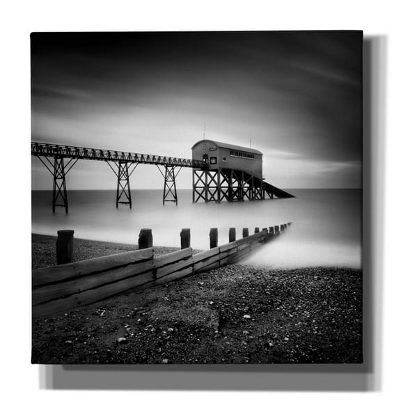 Epic Graffiti 'Selsey Lifeboat Station II' by Nina Papiorek, Canvas Wall Art, 18"x18"