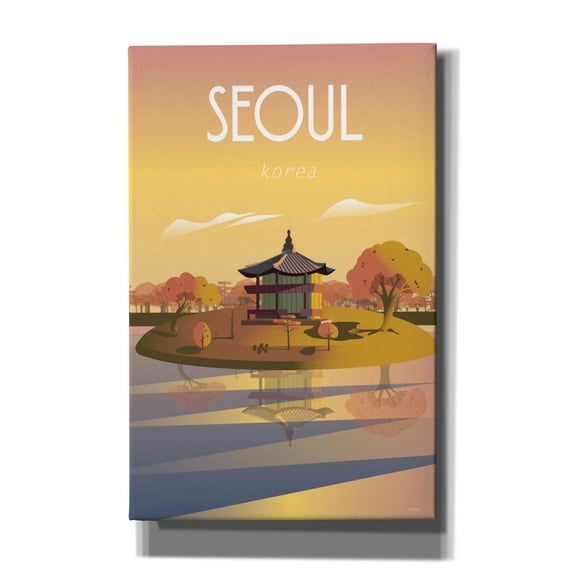 Epic Graffiti 'Seoul' by Arctic Frame Studio, Canvas Wall Art, 26"x40"